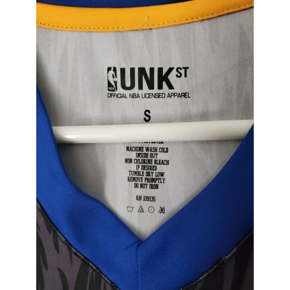NBA UNK ST Golden State Warriors V Neck Jersey Blue Size Large - Picture 2 of 8
